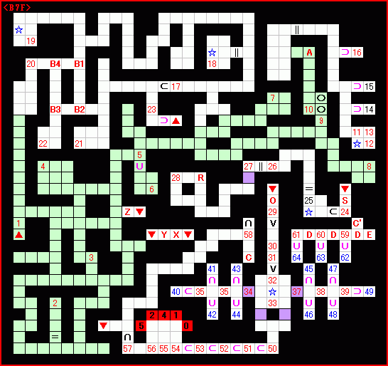 地下7階ガイドマップ