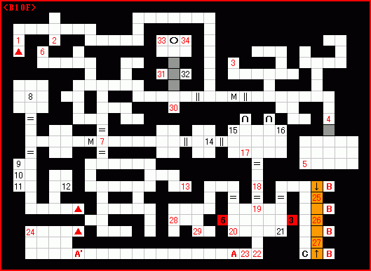 地下10階ガイドマップ