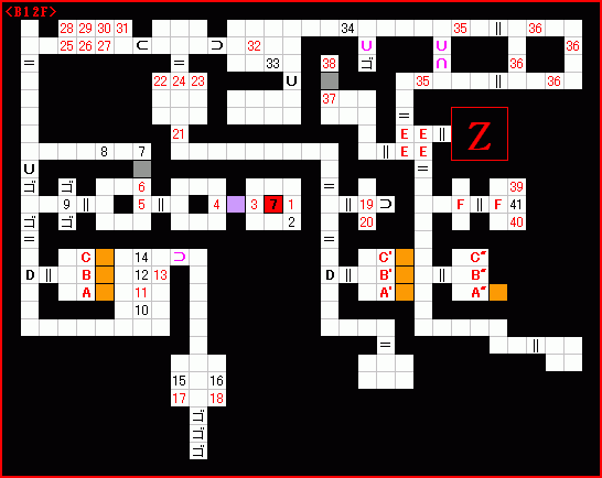 地下12階ガイドマップ