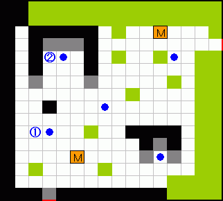 戦国忍者くんのマップ画像