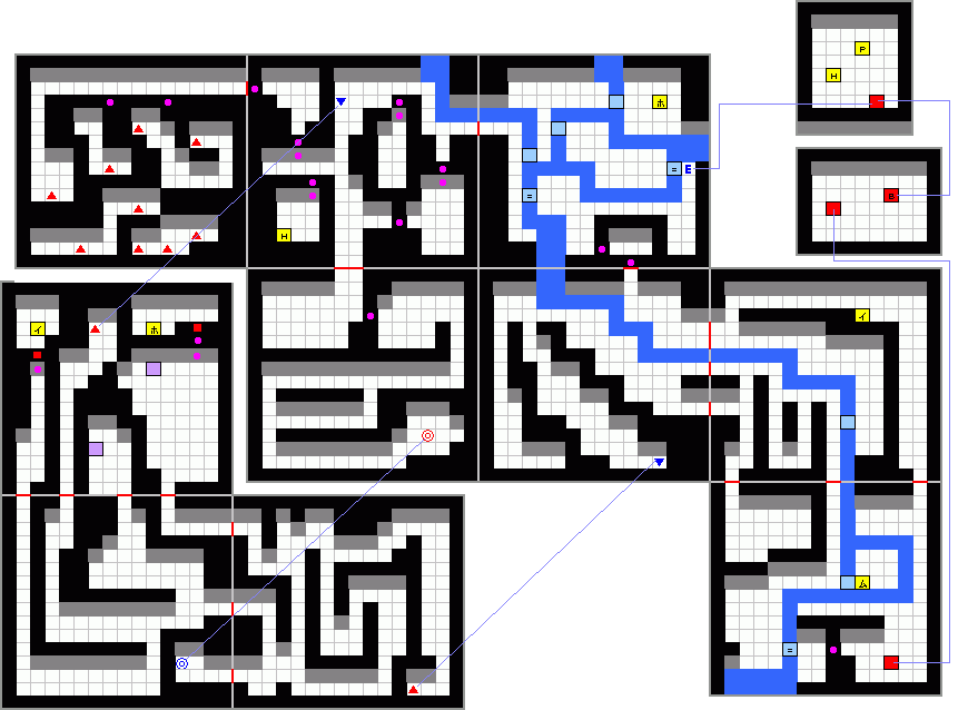 戦国忍者くん範囲ガイドマップG 戦国忍者くんのマップ画像