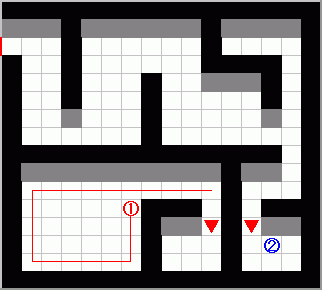 戦国忍者くんのマップ画像