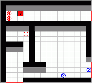 戦国忍者くんのマップ画像